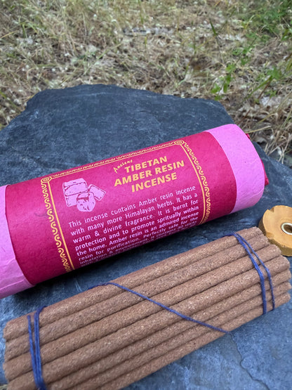 Ancient Tibetan Amber Resin Incense