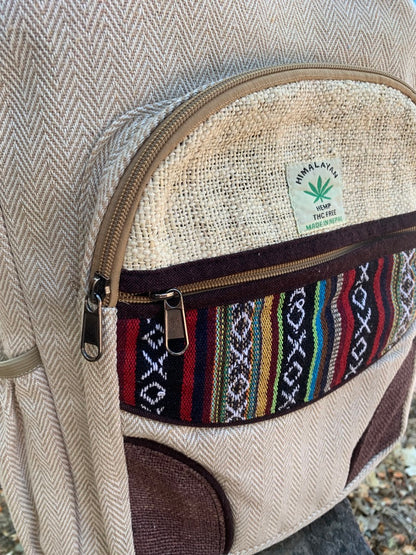Hemp Backpack Handmade in the Nepal Himalayas