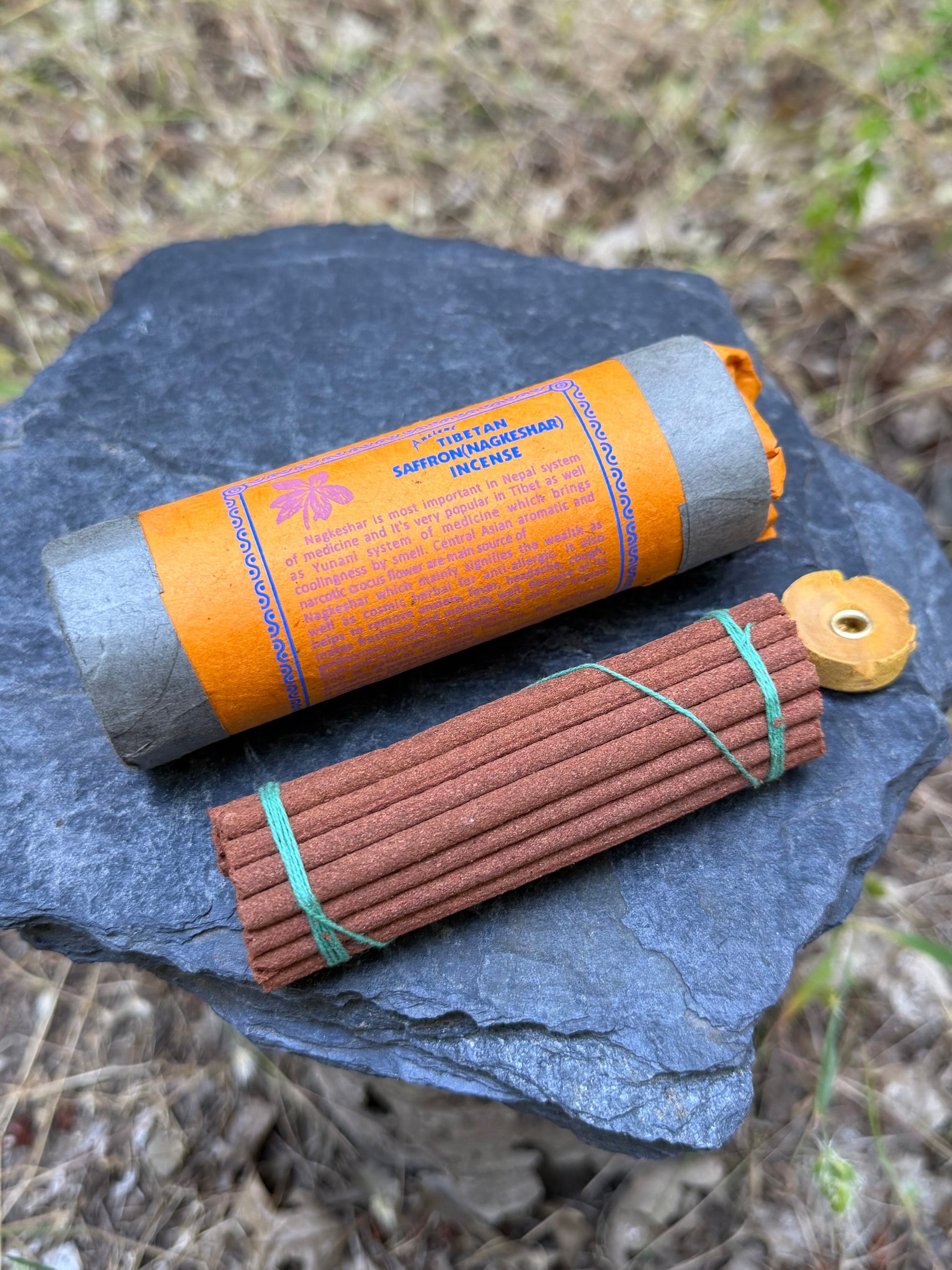ancient tibetan saffron incense sticks