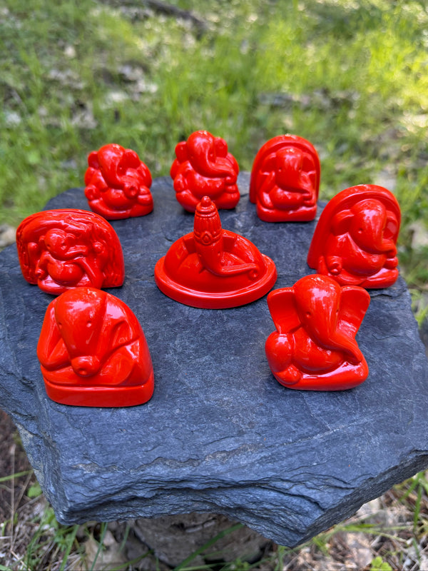 Ashtavinayak Ganpati Set - 8 Sacred Forms of Lord Ganesha | Mini Ganesh Murti Collection