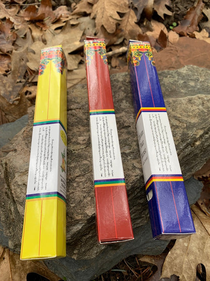 Tibetan Incense Collection x3, Ribo Sangchoe, The Earth, Tibetan Peace