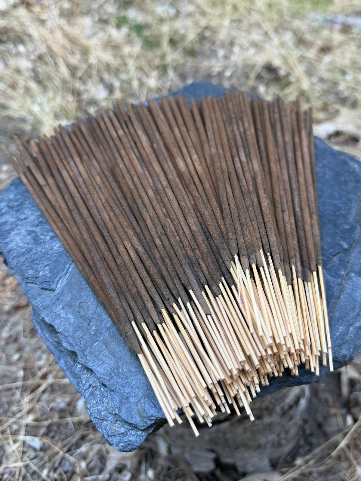 White sage and sandalwood incense sticks