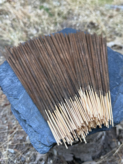 White sage and sandalwood incense sticks
