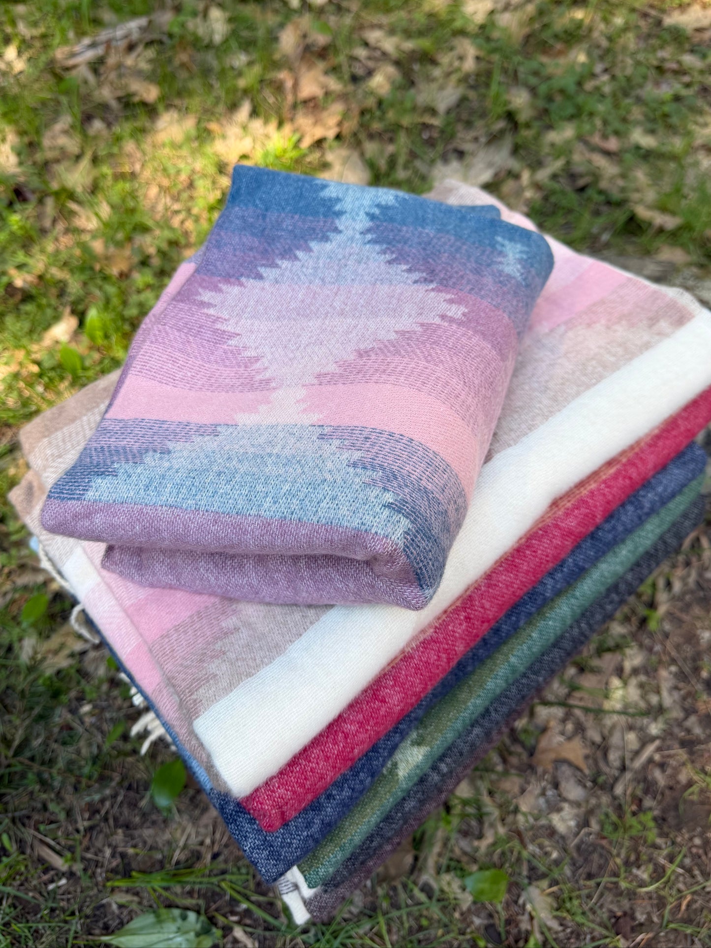 Extra Soft Himalayan Wool Blanket-Scarf-Wrap | Limited Artisan Blanket from the Highlands