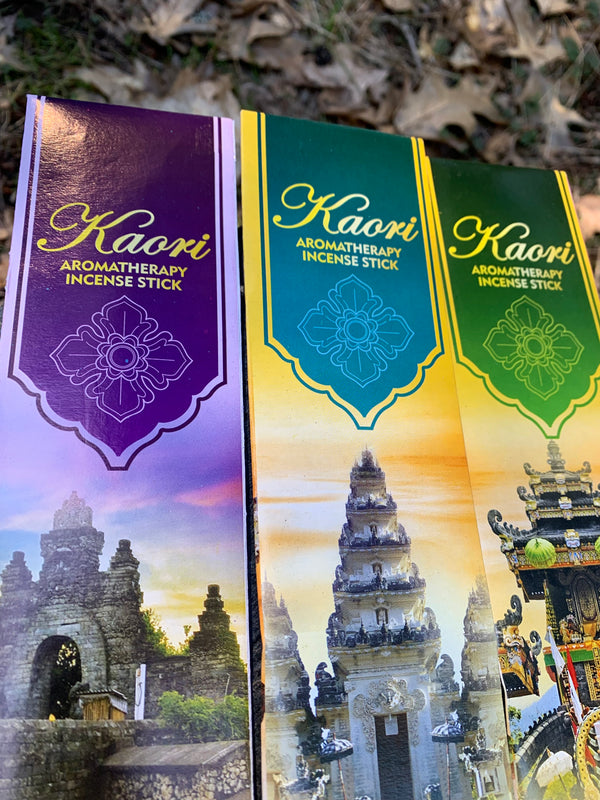 Kaori Incense Sticks Set of 3 - Balinese Temple Incense Collection