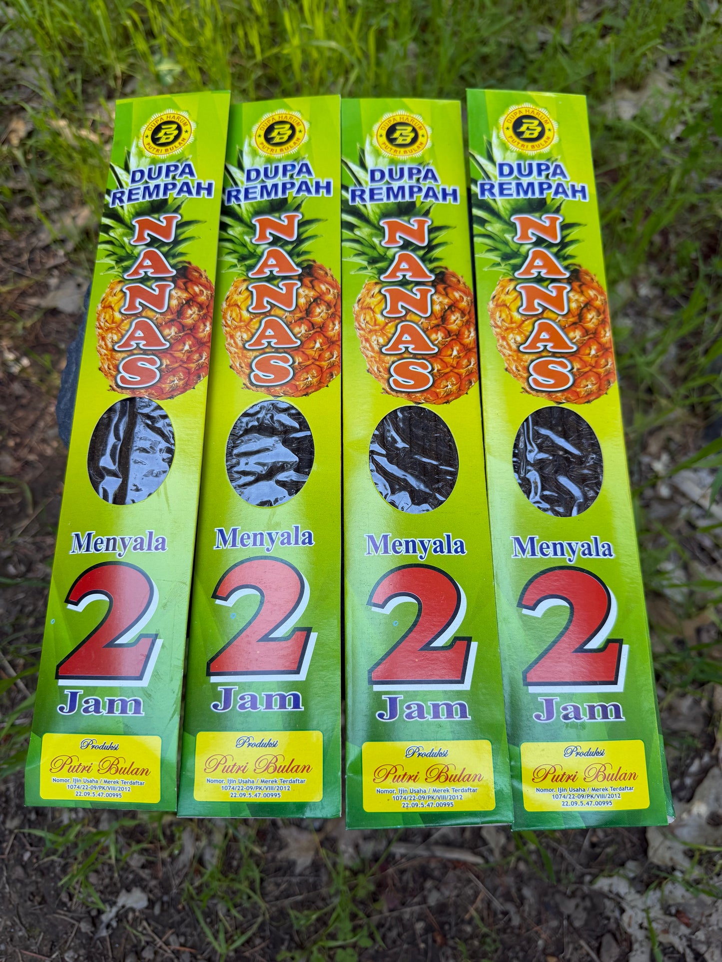 Balinese Nanas Madu Honey Pineapple Incense Sticks - Dupa Racik Herbal Putri Bulan