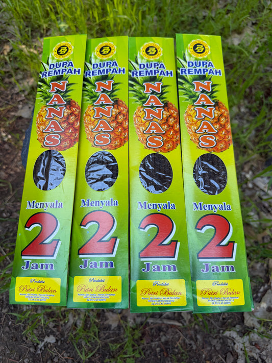Balinese Nanas Madu Honey Pineapple Incense Sticks - Dupa Racik Herbal Putri Bulan