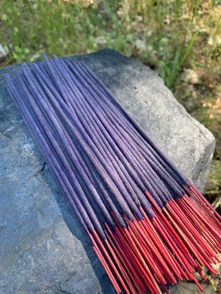 blue lotus incense sticks with traditional Indian fragrance