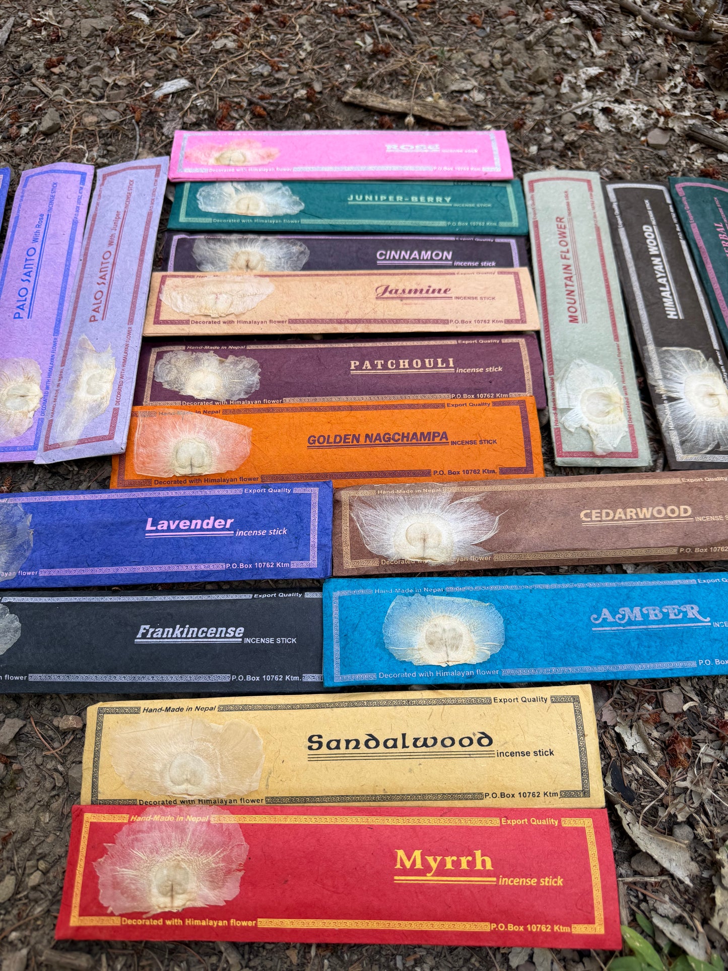 natural nepal flora incense sticks handmade in the himalayas