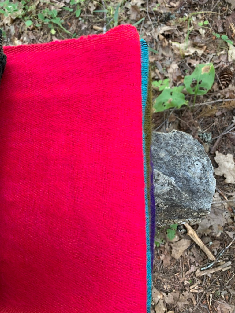 Artisan woven yak wool scarf from the Himalayas