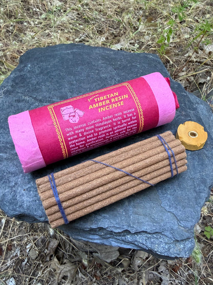 Natural hand rolled incense from Nepal Himalayan herbs and woods