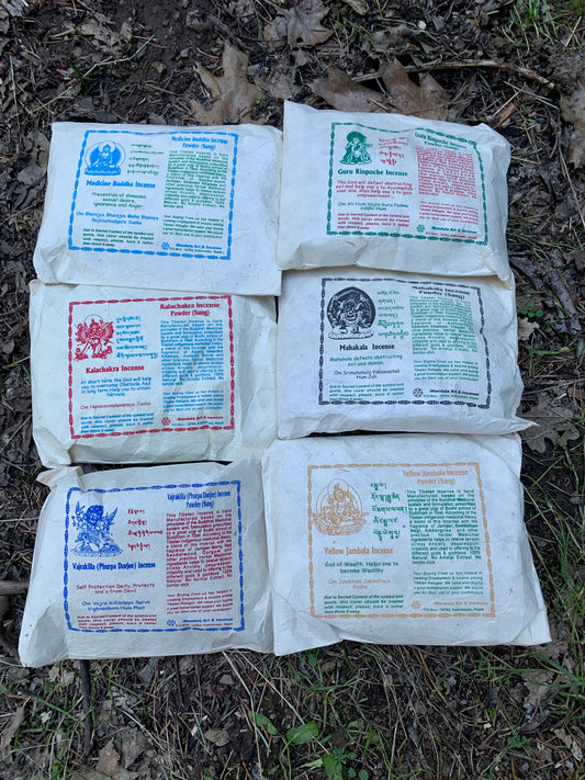Tibetan Himalayan Incense Powders