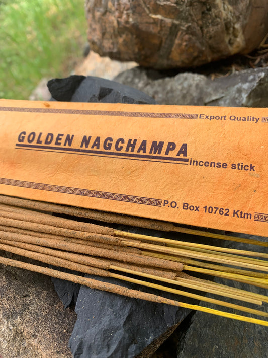 Himalayan Golden Nag Champa Incense Sticks | 15g Nepal Flora Incense