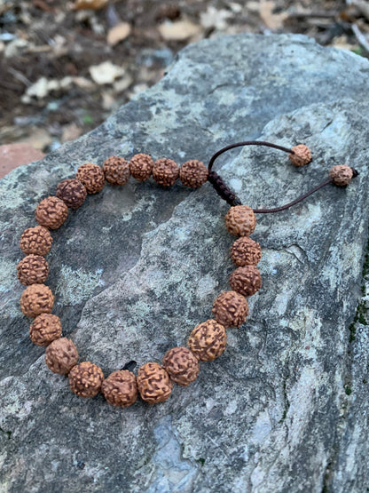 Rudraksha Seed Wrist Mala Bracelet