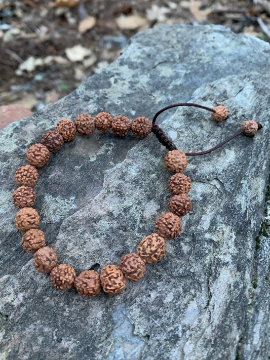 Rudraksha Seed Wrist Mala Bracelet