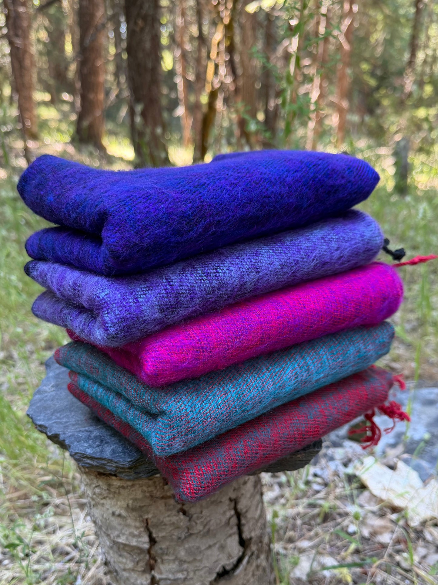 Handmade Himalayan Yak Wool Scarves from Nepal