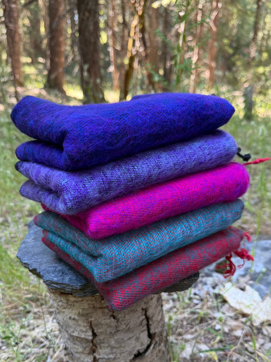 Handmade Himalayan Yak Wool Scarves from Nepal