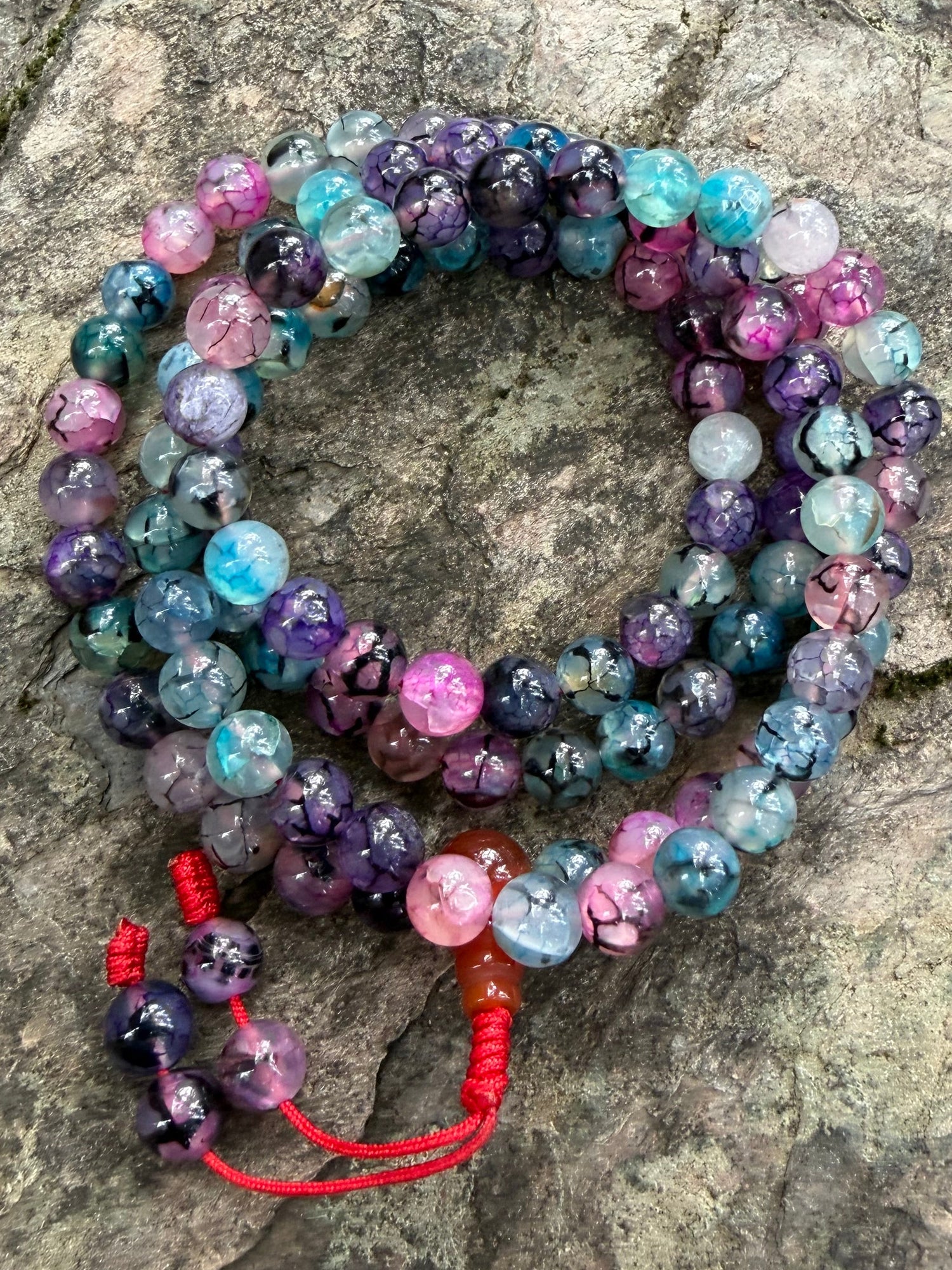 aurora agate necklace