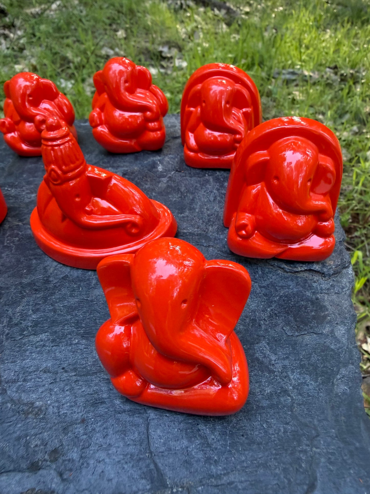 Ashtavinayak Ganpati Set - 8 Sacred Forms of Lord Ganesha | Mini Ganesh Murti Collection