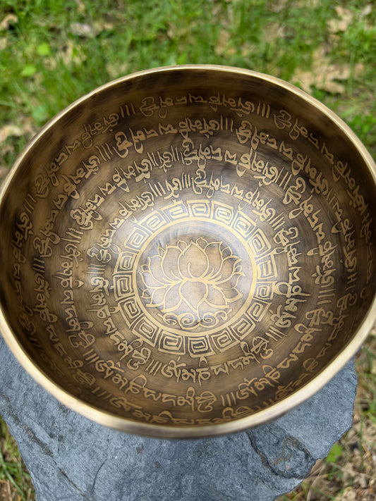 Tibetan Lotus Flower | Authentic Himalayan Singing Bowl