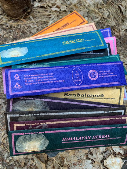 All Natural Nepal Flora Incense Sticks