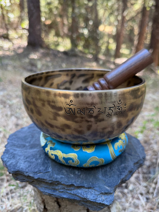 Handmade Nepalese singing bowl for meditation and sound healing