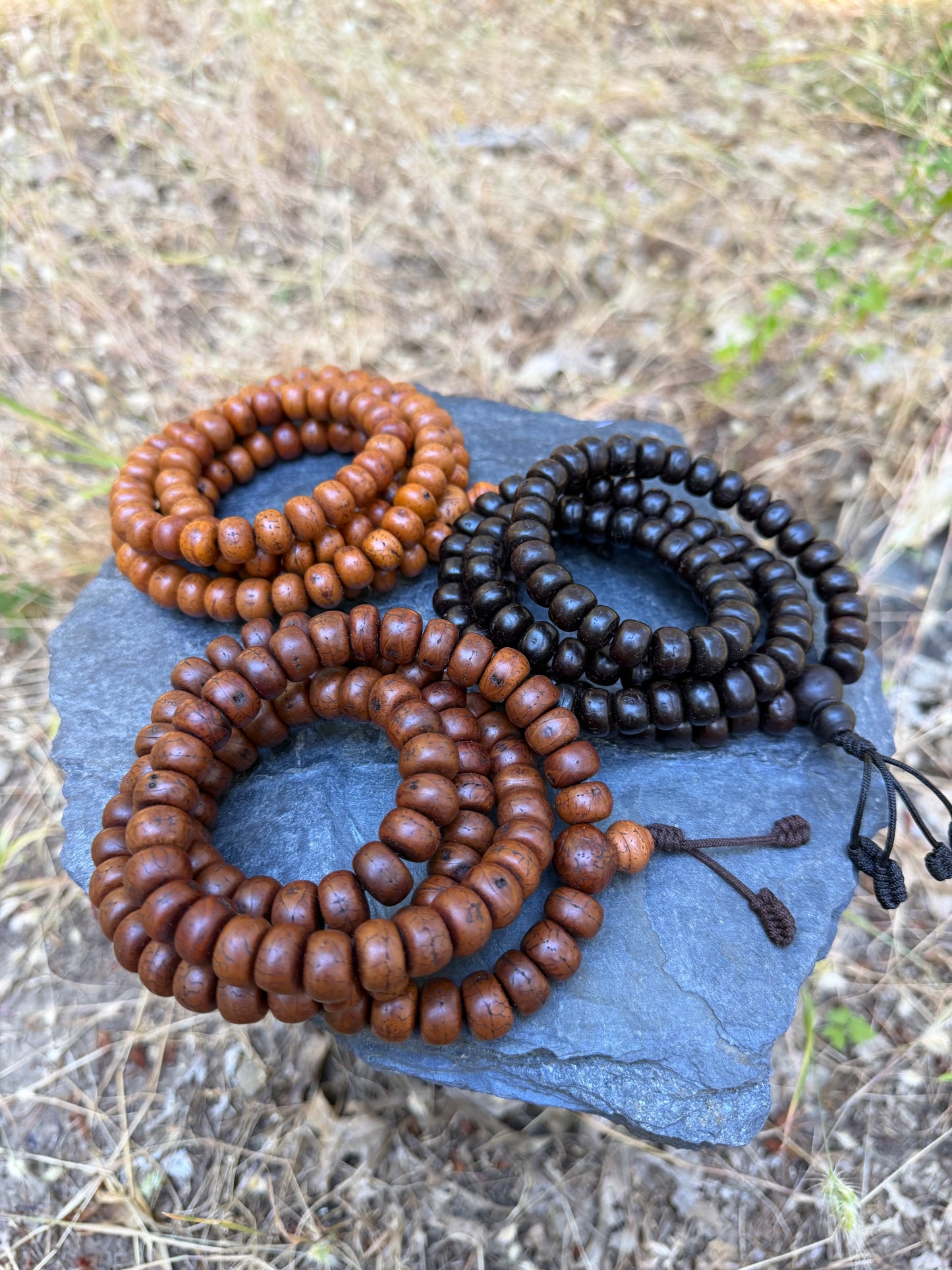 Bodhi Seed Japa Mala Collection - Set of 3 | Handmade in Nepal
