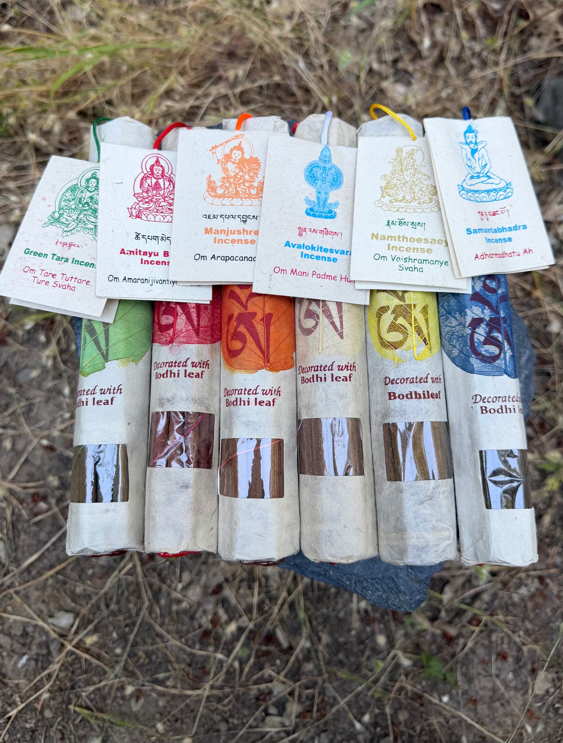 ancient tibetan bodhi leaf incense