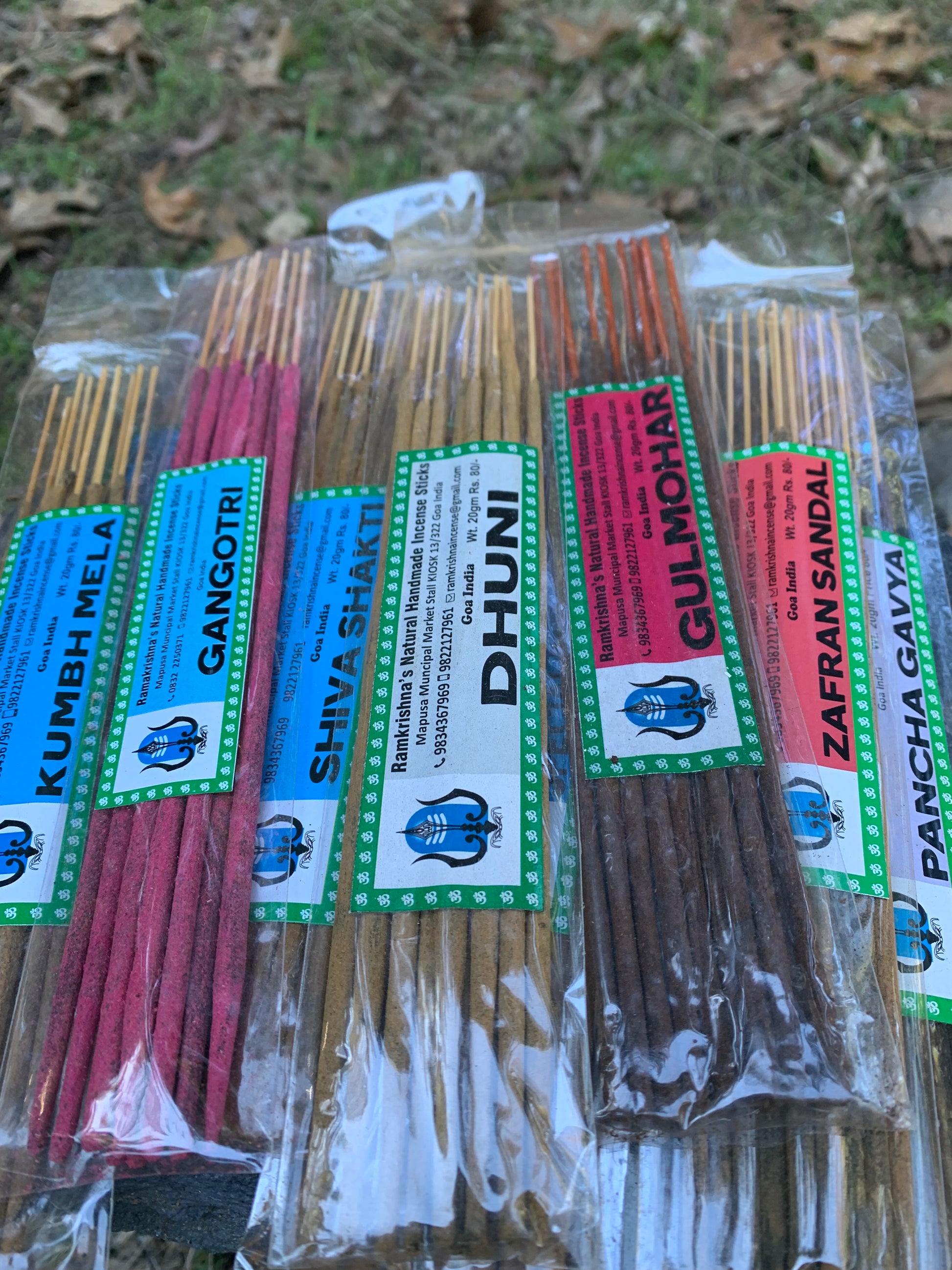 Ramakrishna agarbatti natural incense sticks from Goa India