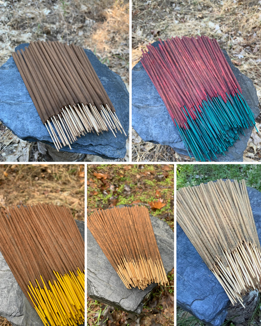 Amber Incense Collection No. 1 - 5 Pack Indian Amber Incense Sampler (100g Total)