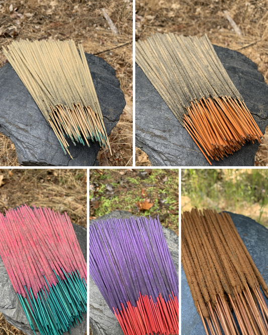 Jasmine Collection No. 1 - Traditional Indian Jasmine Incense Sampler (100g Total)
