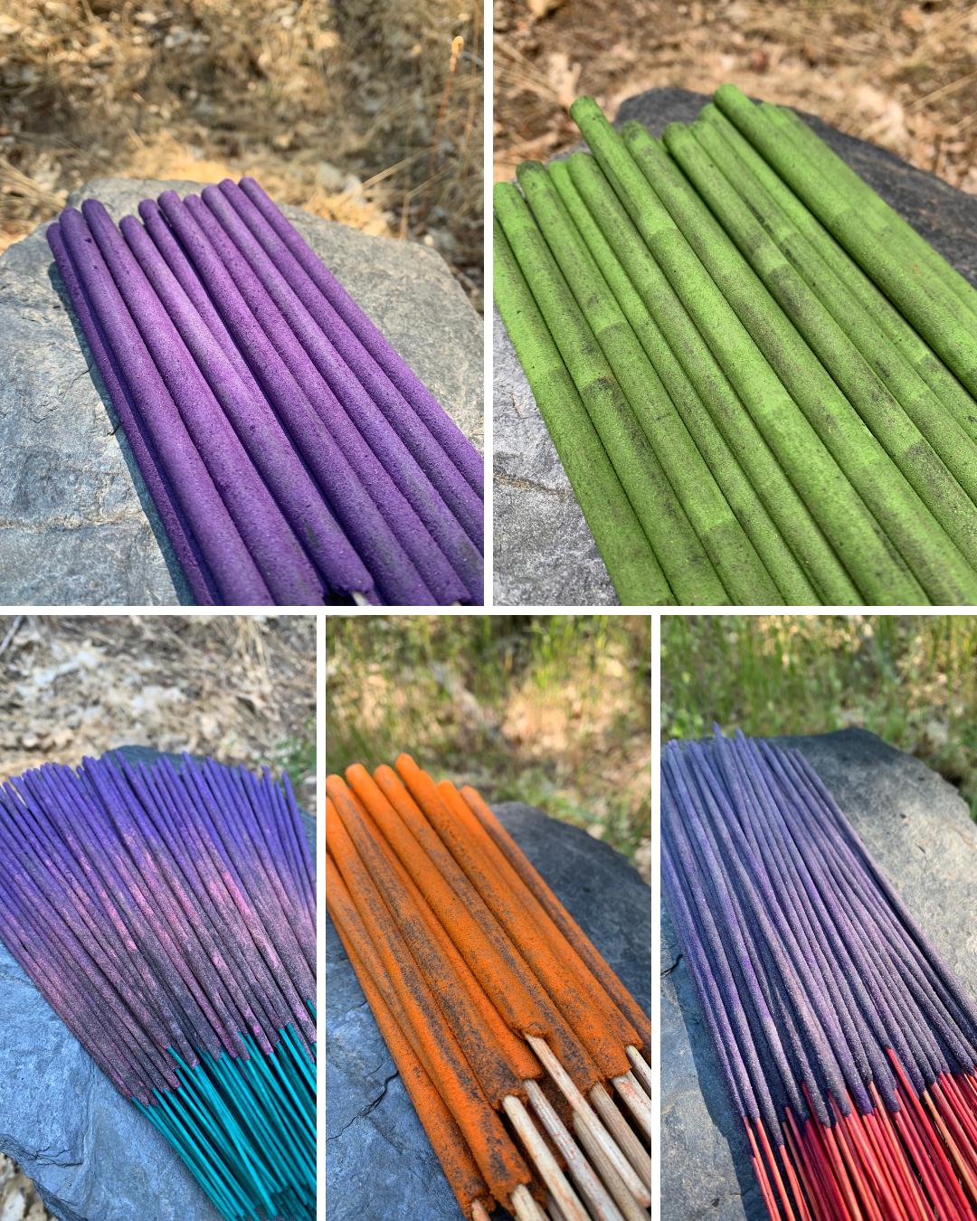 Lotus Flower Incense Collection - 5 Pack Indian Lotus Incense Variety Set (100g)