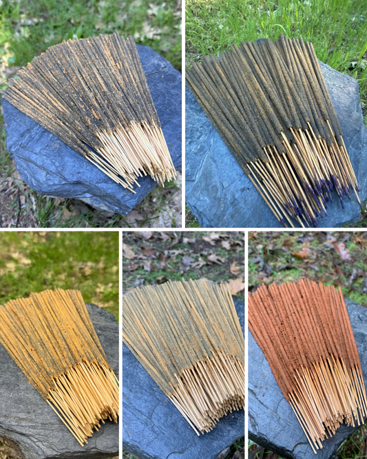 Musk Incense Variety Collection No.1 - 5 Pack Indian Masala Incense Sampler (100g Total)
