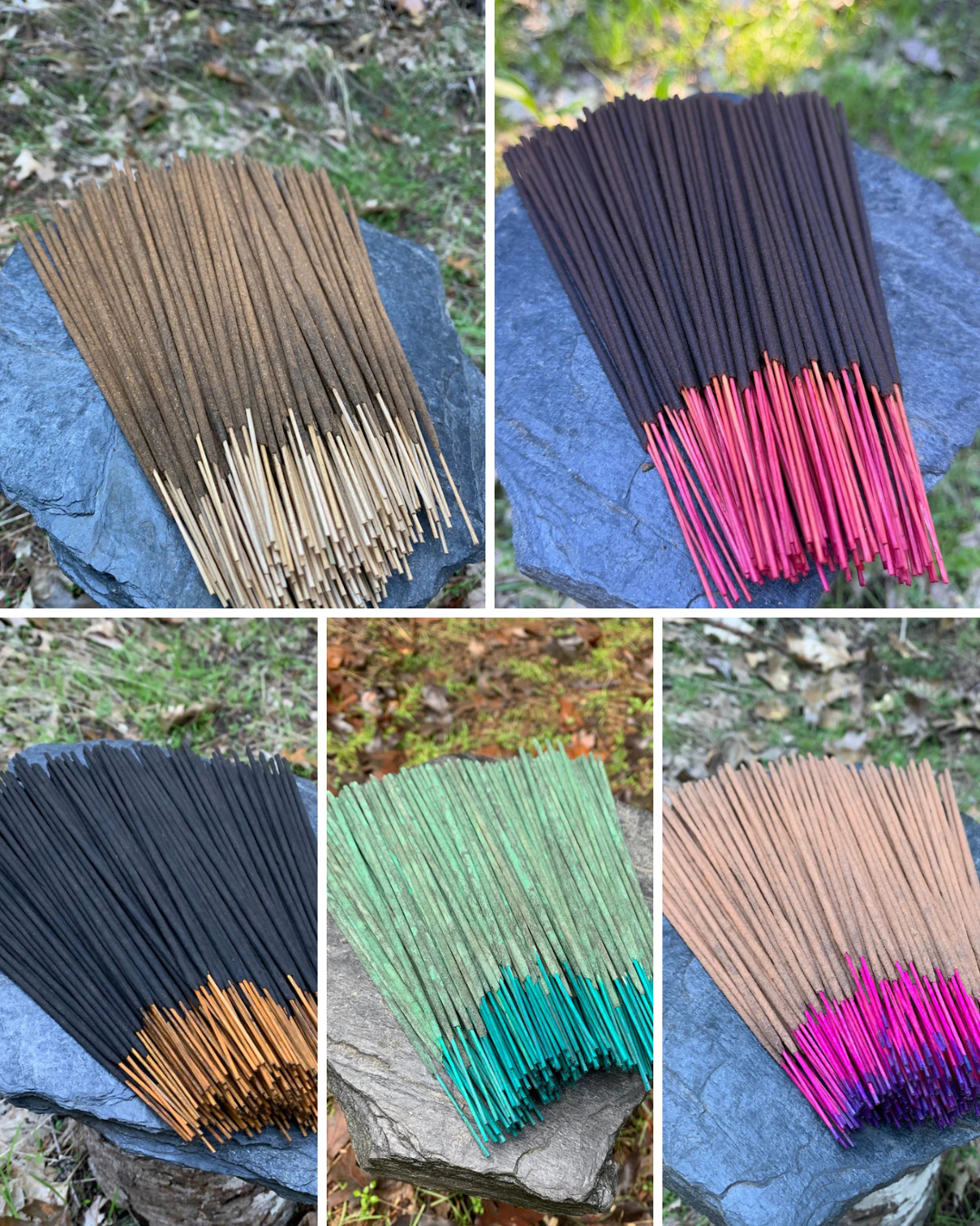 Musk Incense Variety Collection No.2 - 5 Pack Indian Masala Incense Sampler (100g Total)